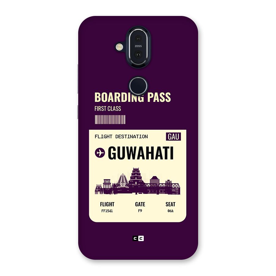 Guwahati Boarding Pass Back Case for Nokia 8.1