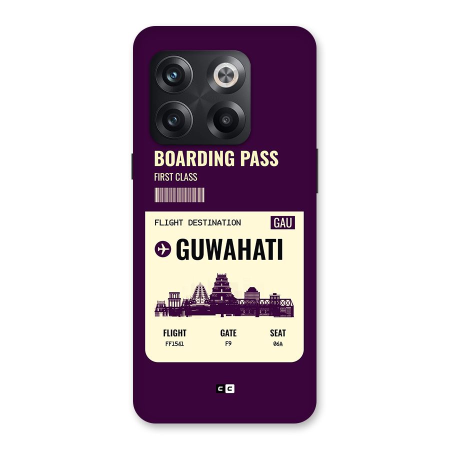 Guwahati Boarding Pass Back Case for OnePlus 10T