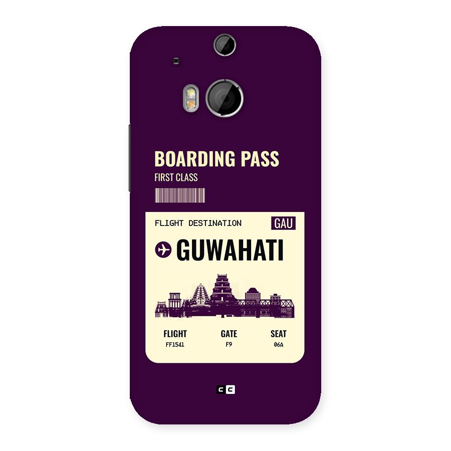 Guwahati Boarding Pass Back Case for One M8