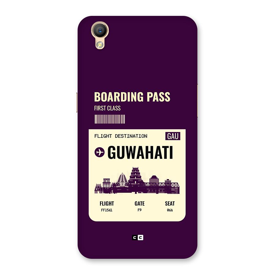 Guwahati Boarding Pass Back Case for Oppo A37