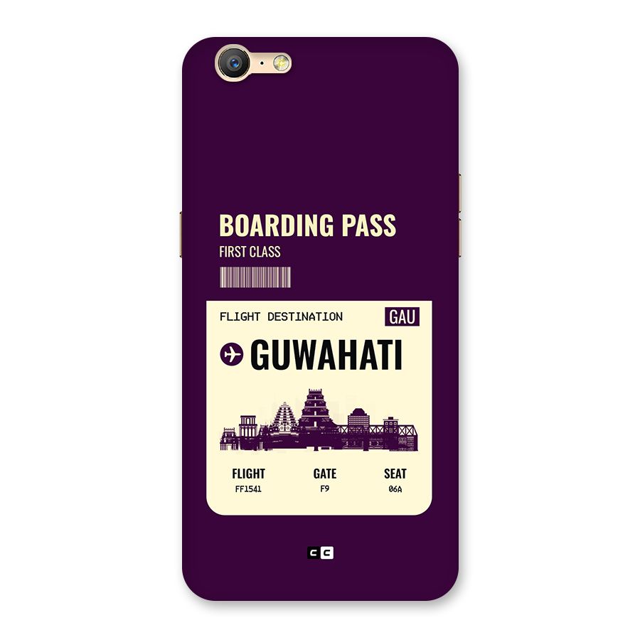Guwahati Boarding Pass Back Case for Oppo A57