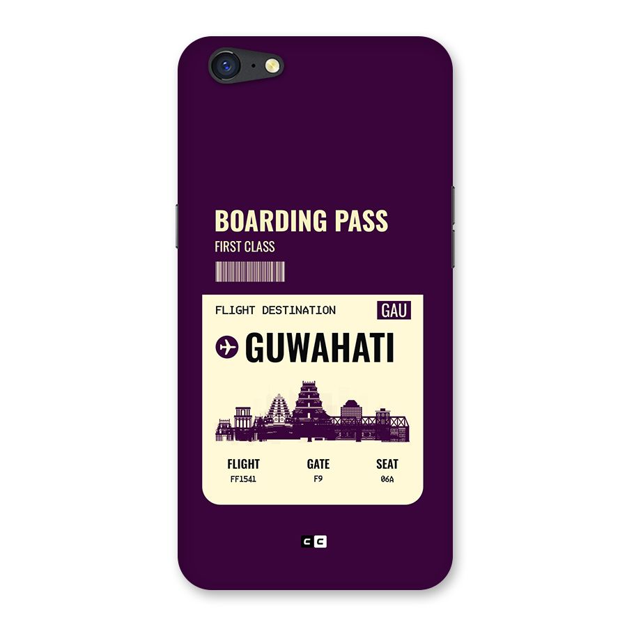 Guwahati Boarding Pass Back Case for Oppo A71