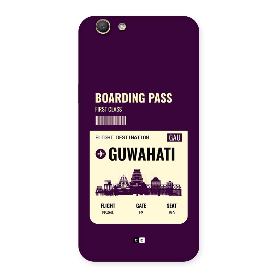Guwahati Boarding Pass Back Case for Oppo F1s