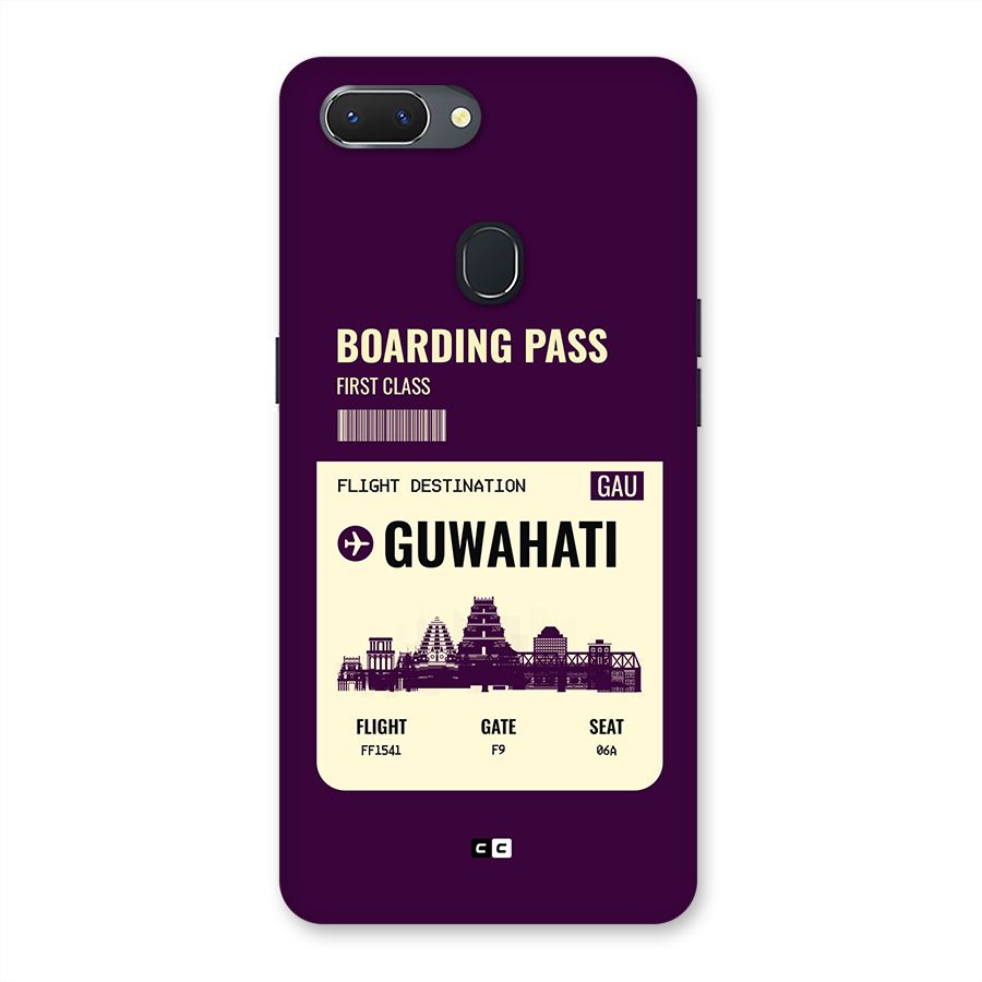 Guwahati Boarding Pass Back Case for Realme 2
