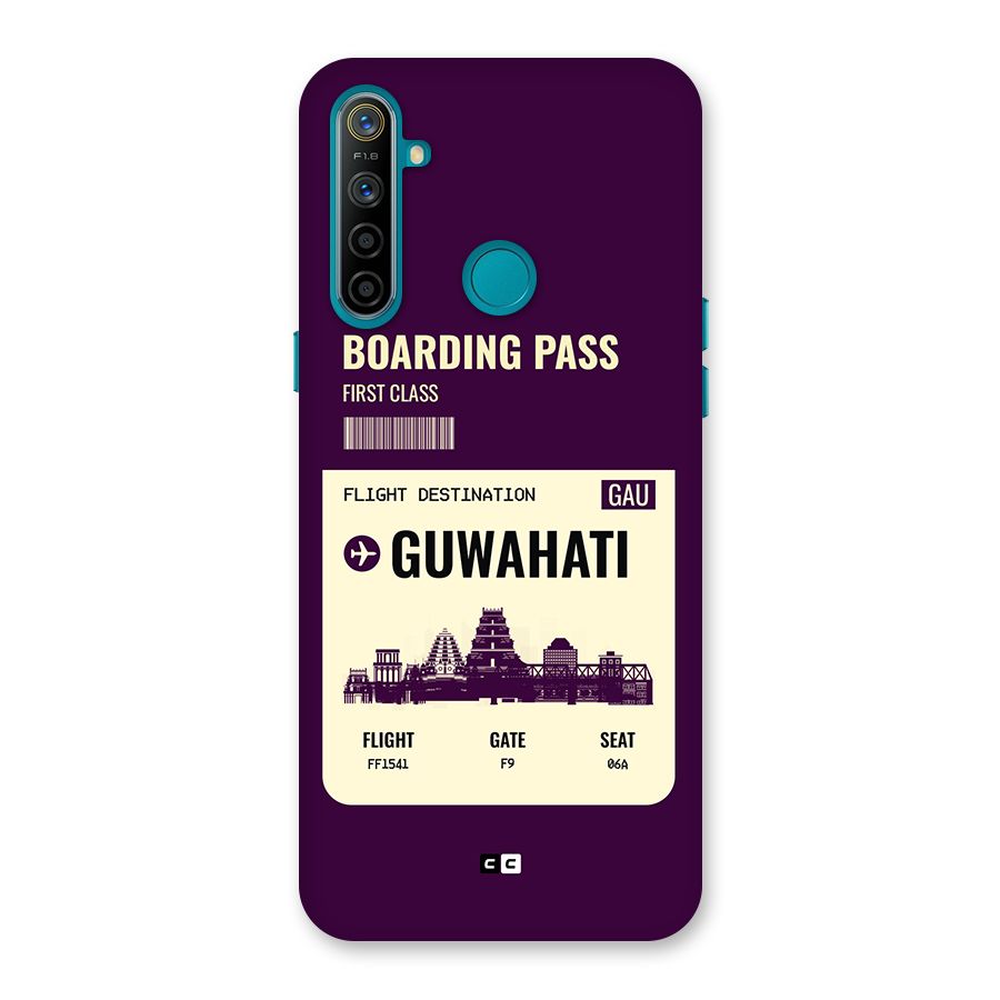 Guwahati Boarding Pass Back Case for Realme 5i