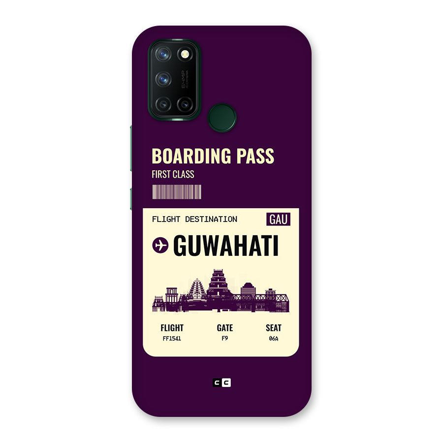 Guwahati Boarding Pass Back Case for Realme 7i