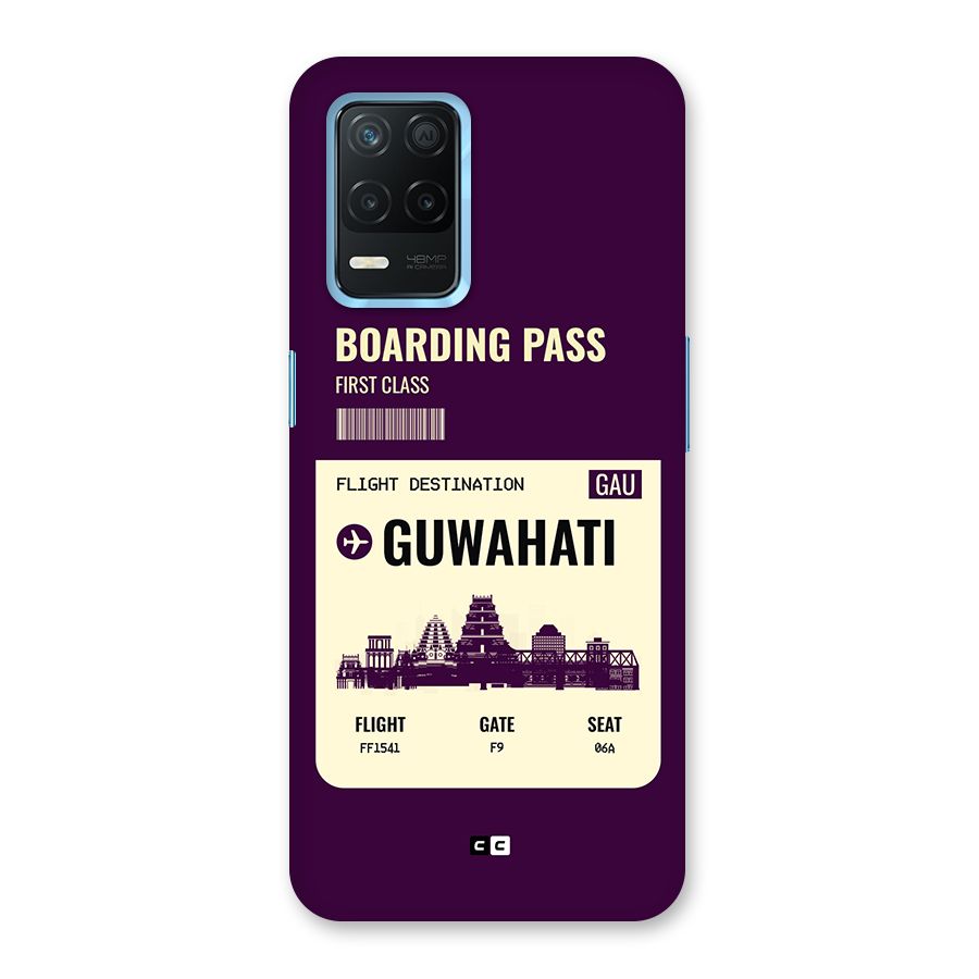 Guwahati Boarding Pass Back Case for Realme 8 5G