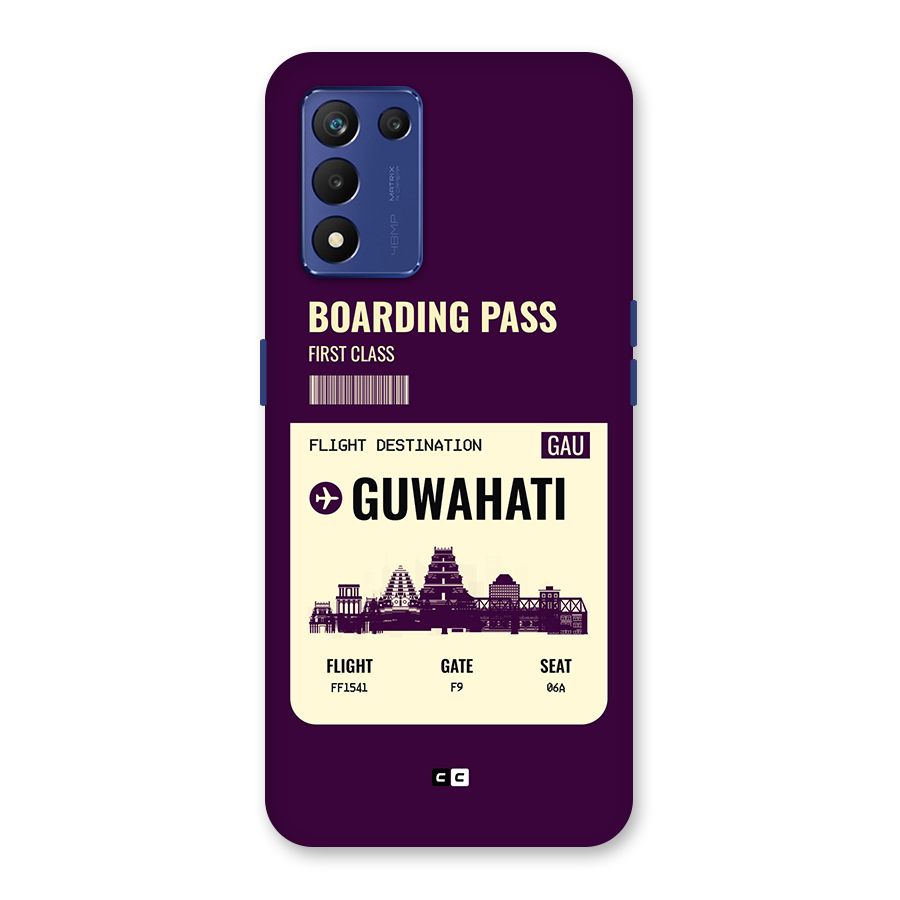 Guwahati Boarding Pass Back Case for Realme 9 5G Speed