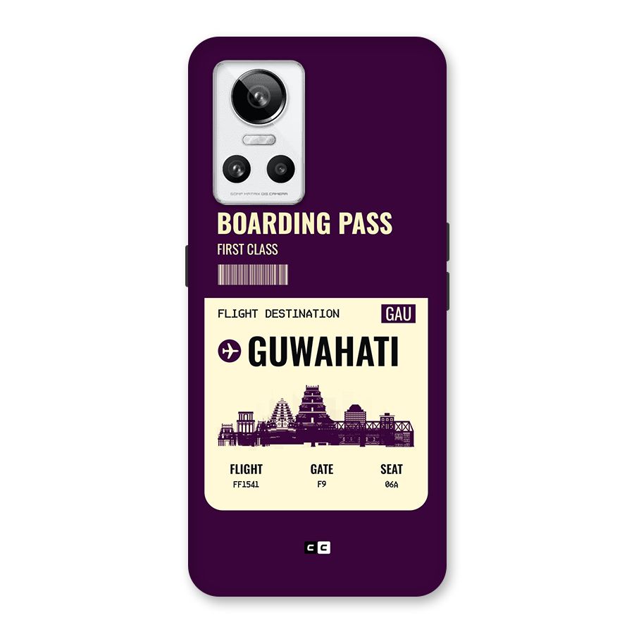 Guwahati Boarding Pass Back Case for Realme GT Neo 3