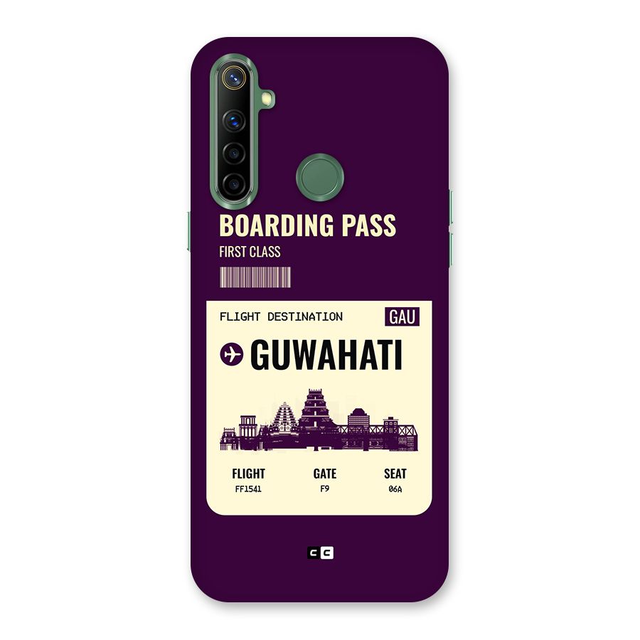 Guwahati Boarding Pass Back Case for Realme Narzo 10