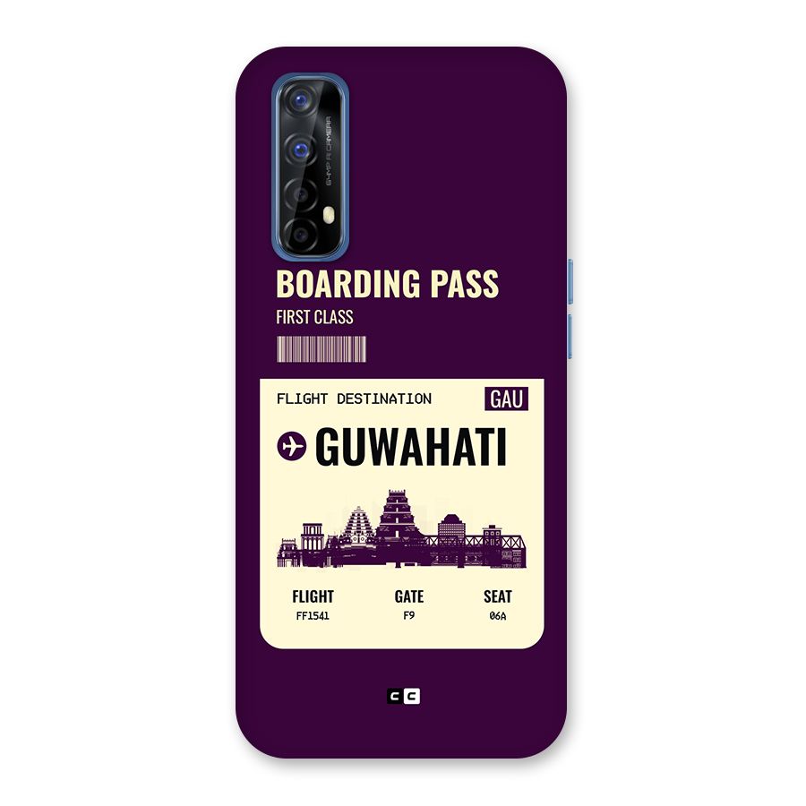 Guwahati Boarding Pass Back Case for Realme Narzo 20 Pro