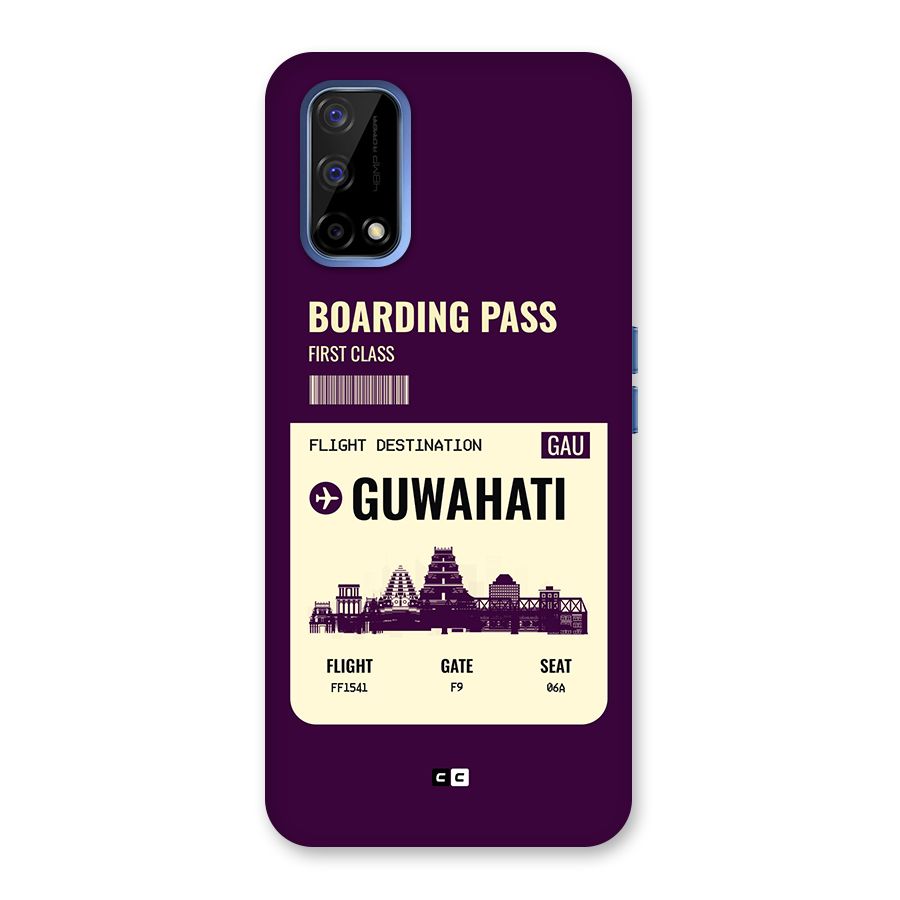 Guwahati Boarding Pass Back Case for Realme Narzo 30 Pro