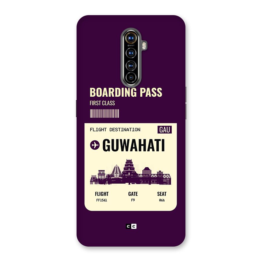 Guwahati Boarding Pass Back Case for Realme X2 Pro