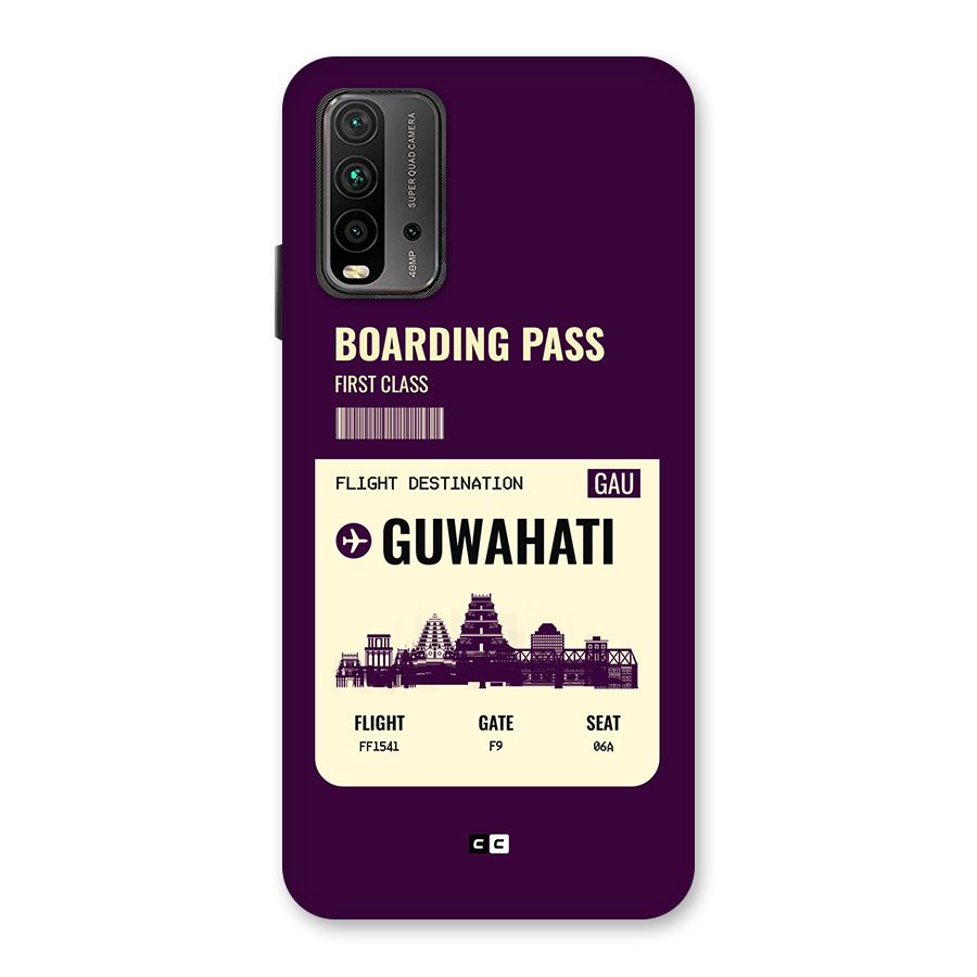 Guwahati Boarding Pass Back Case for Redmi 9 Power