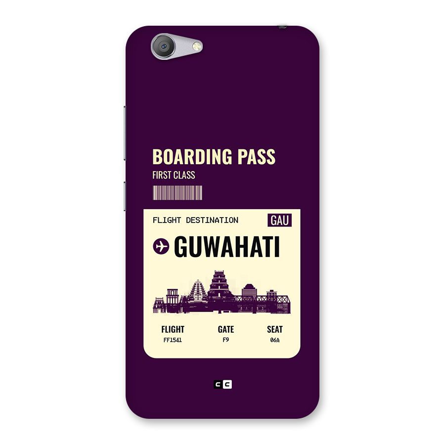 Guwahati Boarding Pass Back Case for Vivo Y53