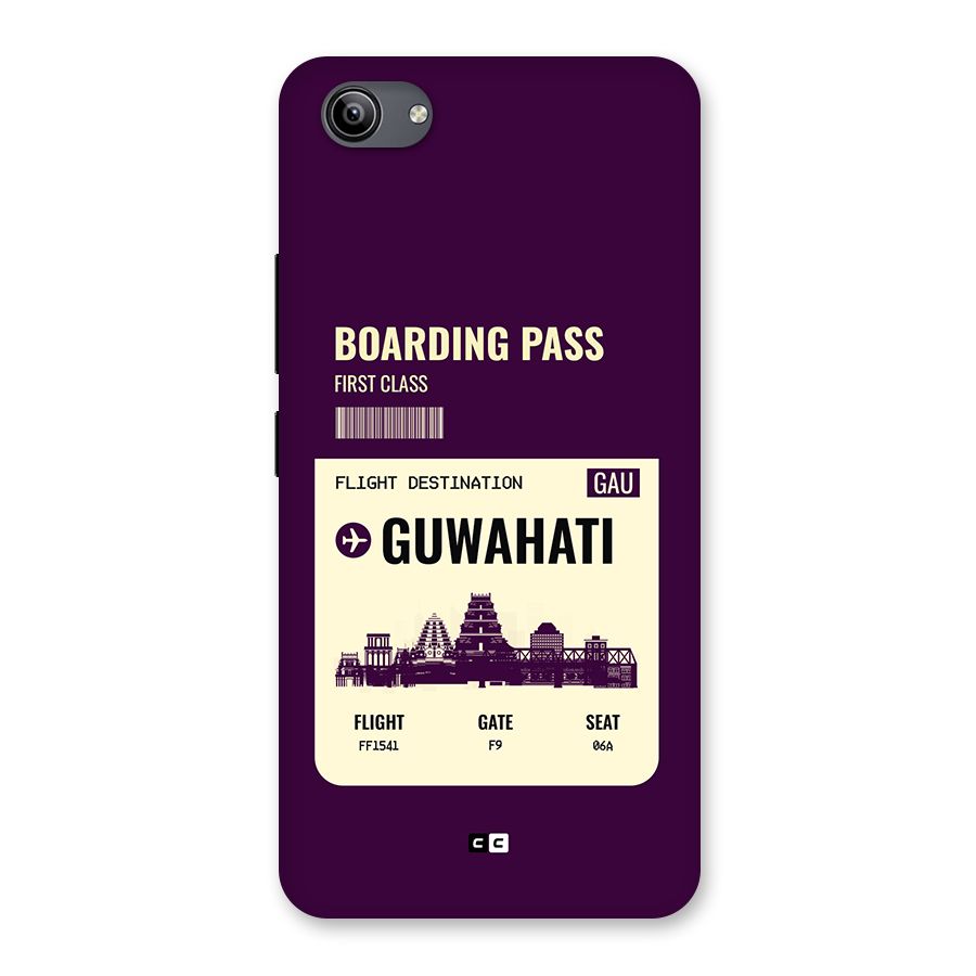 Guwahati Boarding Pass Back Case for Vivo Y81i
