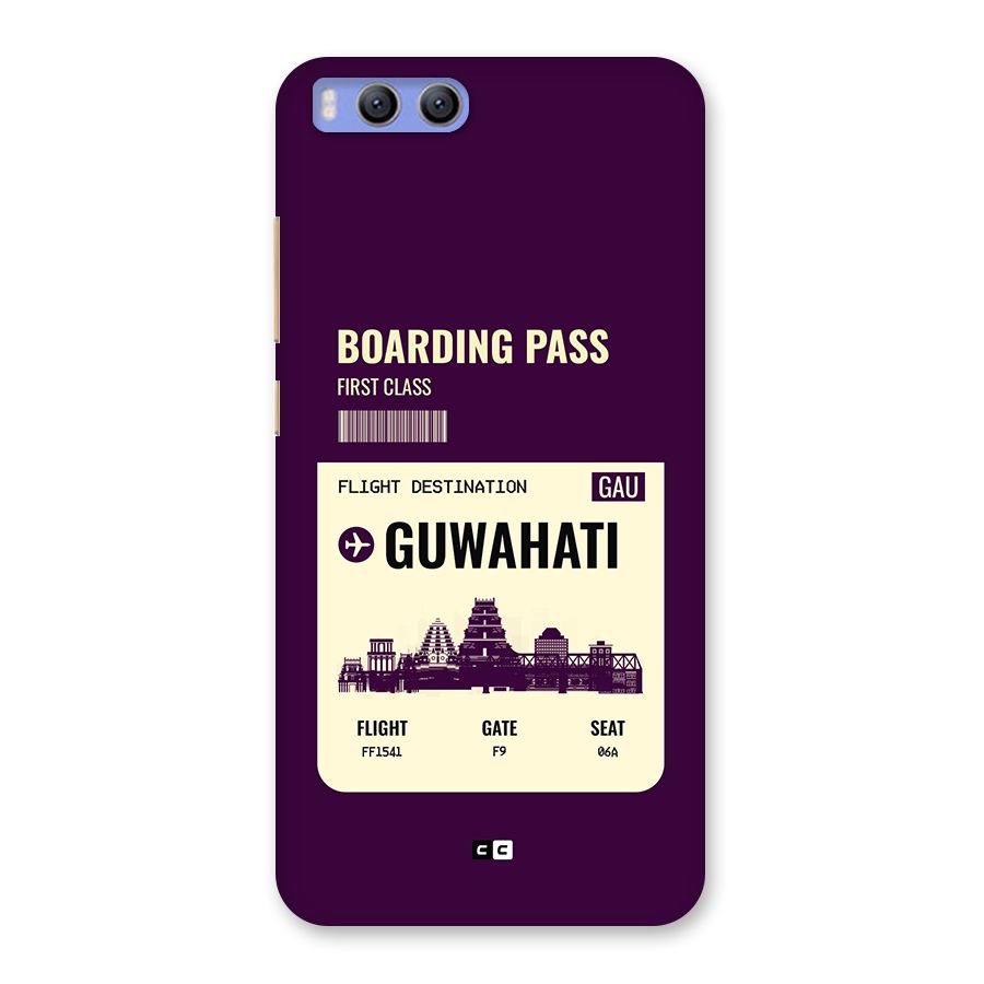 Guwahati Boarding Pass Back Case for Xiaomi Mi 6