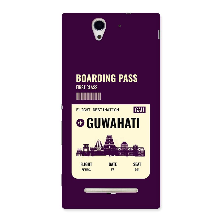 Guwahati Boarding Pass Back Case for Xperia C3