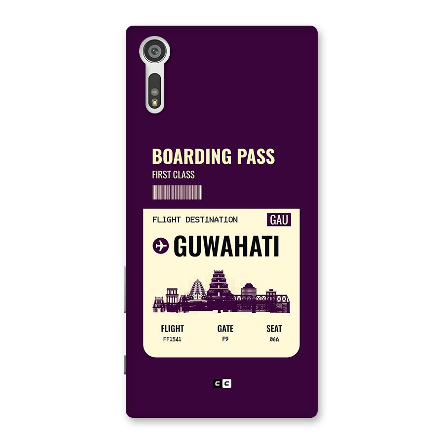 Guwahati Boarding Pass Back Case for Xperia XZ