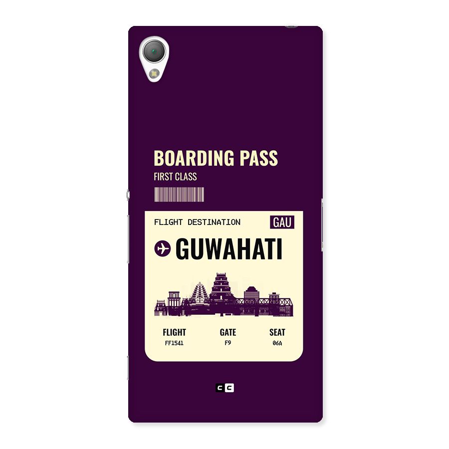 Guwahati Boarding Pass Back Case for Xperia Z3