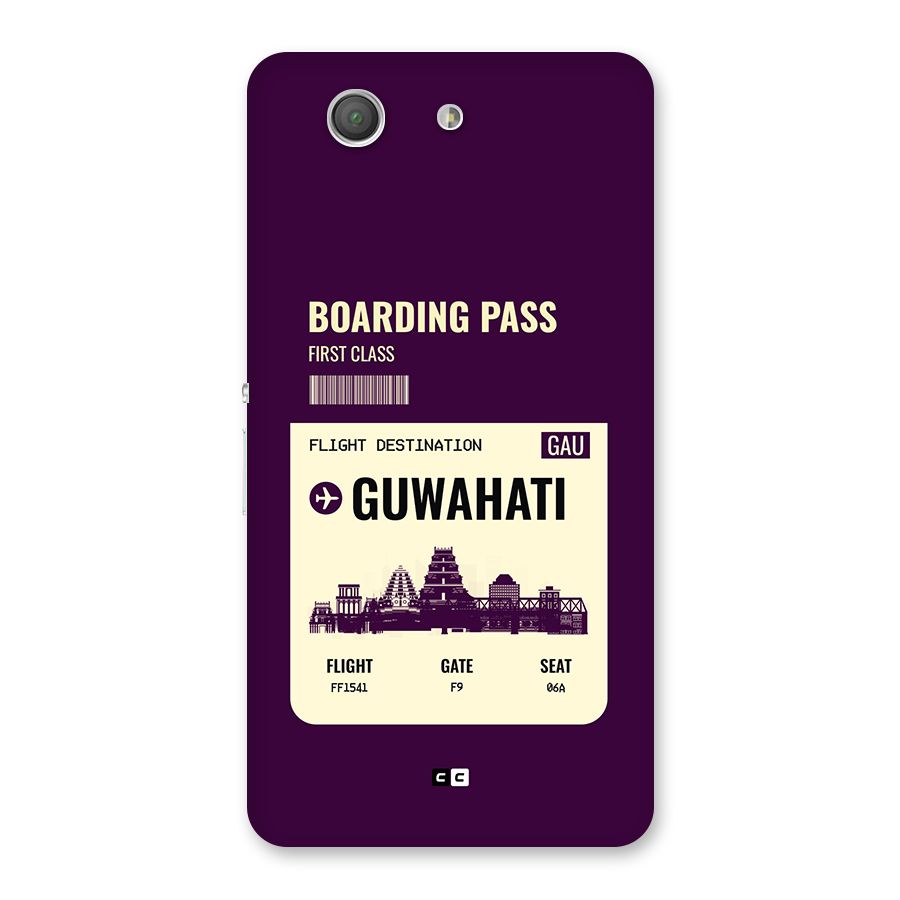 Guwahati Boarding Pass Back Case for Xperia Z3 Compact