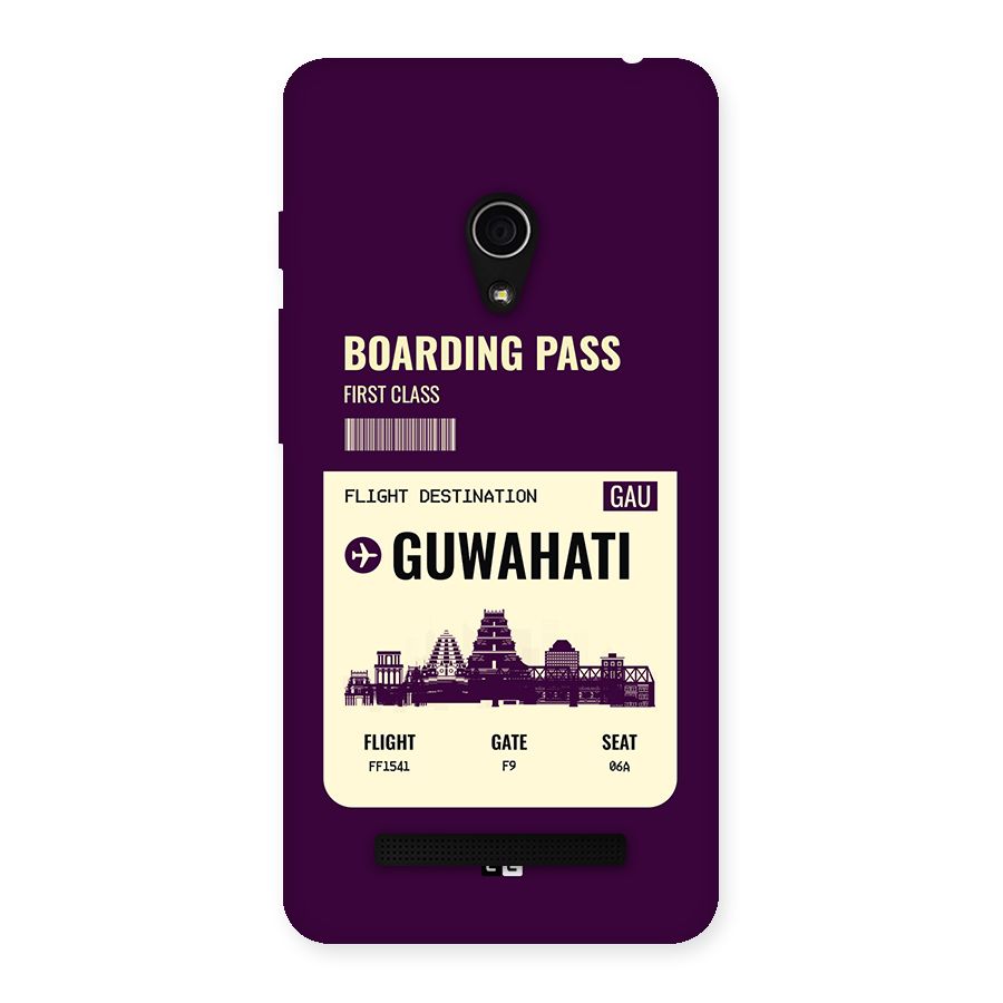 Guwahati Boarding Pass Back Case for Zenfone 5