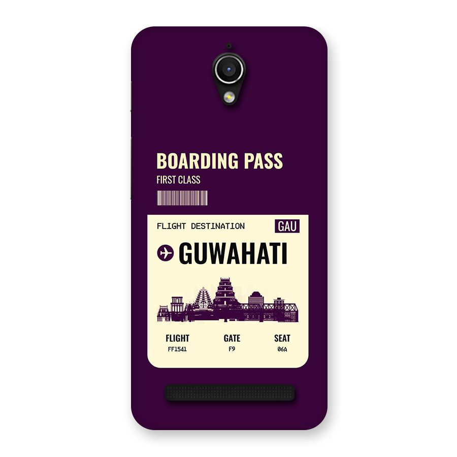 Guwahati Boarding Pass Back Case for Zenfone Go