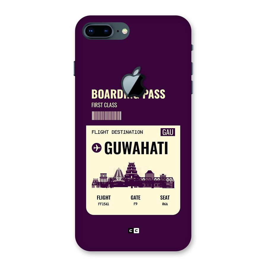 Guwahati Boarding Pass Back Case for iPhone 7 Plus Apple Cut