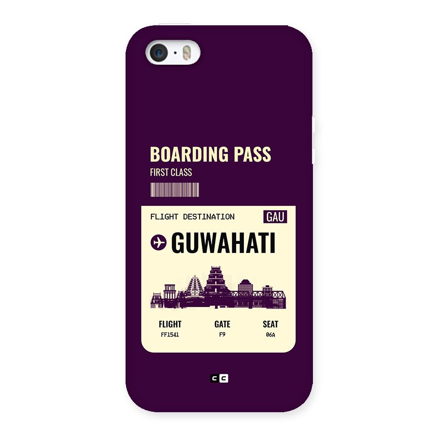 Guwahati Boarding Pass Back Case for iPhone SE 2016