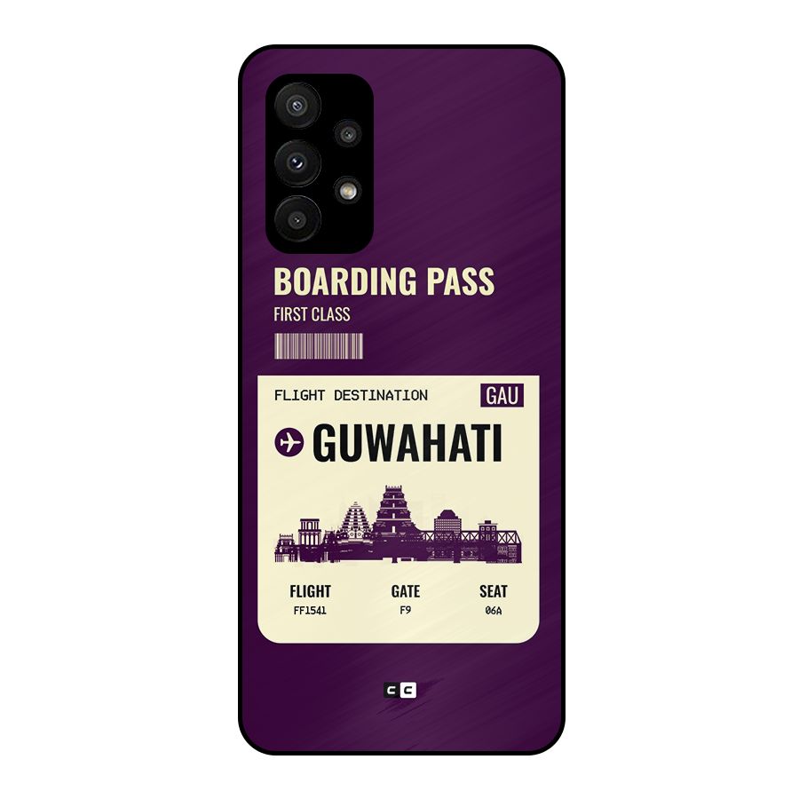 Guwahati Boarding Pass Metal Back Case for Galaxy A23