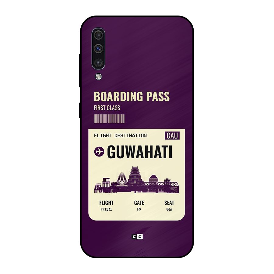 Guwahati Boarding Pass Metal Back Case for Galaxy A50