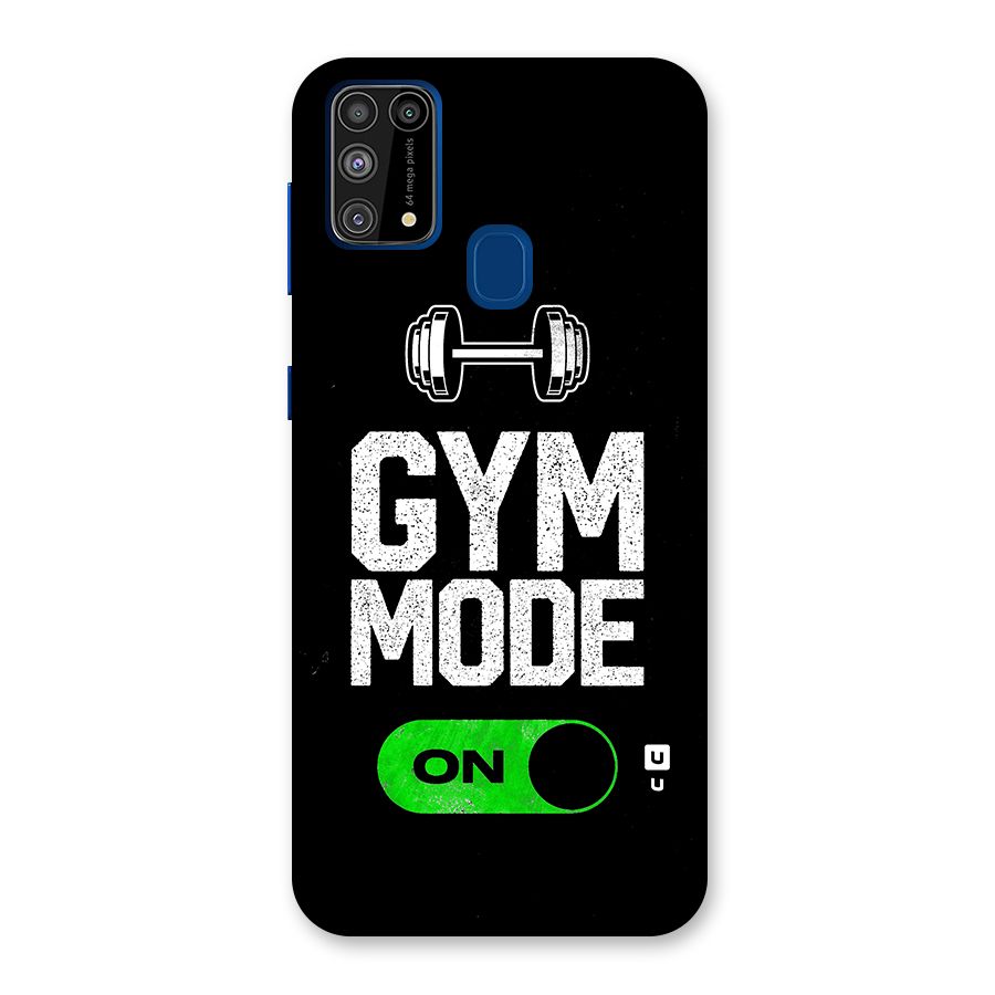 Gym Mode On Glass Back Case for Galaxy F41