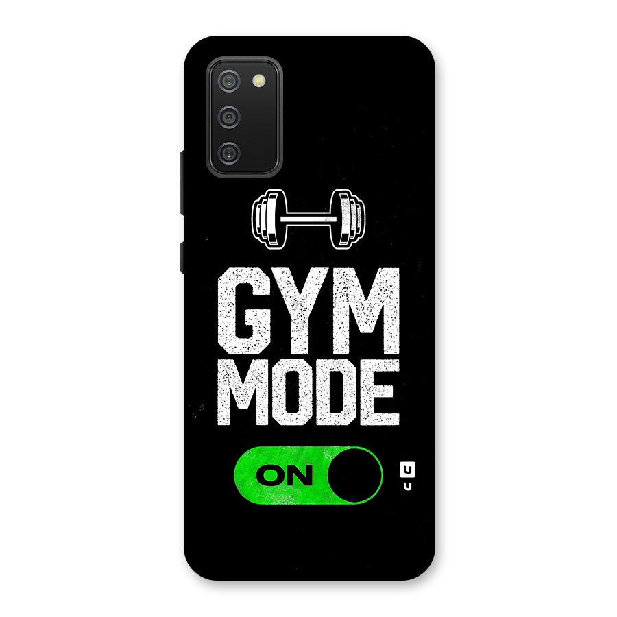 Gym Mode On Back Case for Galaxy M02s