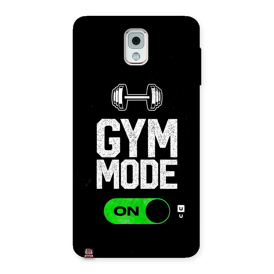 Gym Mode On Back Case for Galaxy Note 3