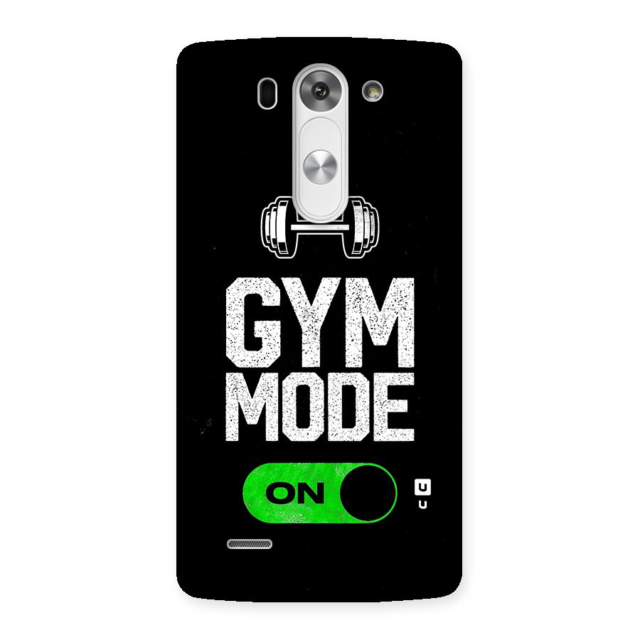 Gym Mode On Back Case for LG G3 Beat