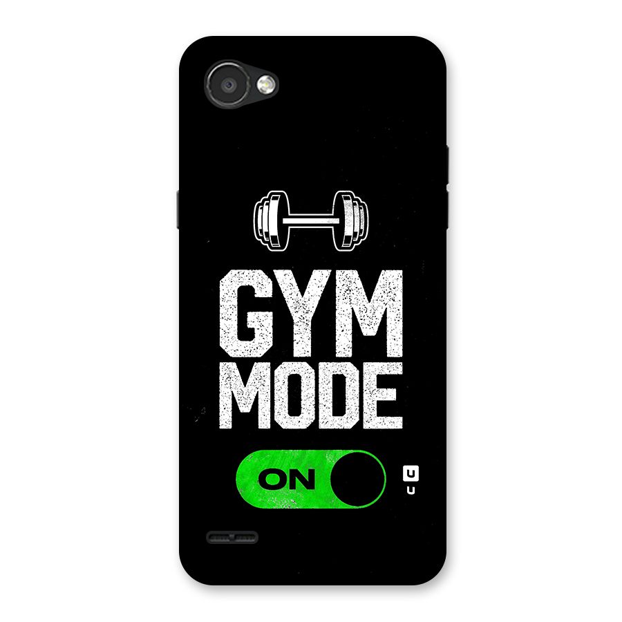 Gym Mode On Back Case for LG Q6