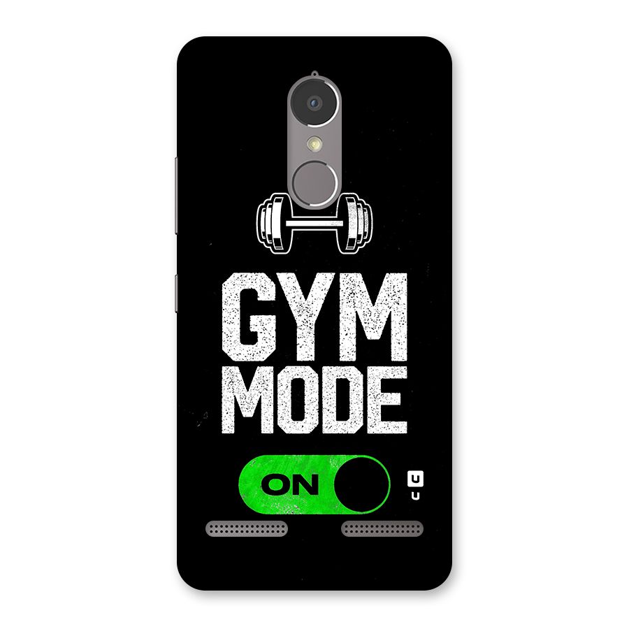 Gym Mode On Back Case for Lenovo K6