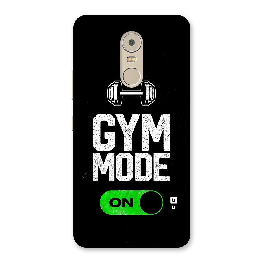 Gym Mode On Back Case for Lenovo K6 Note