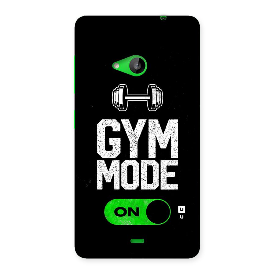 Gym Mode On Back Case for Lumia 535