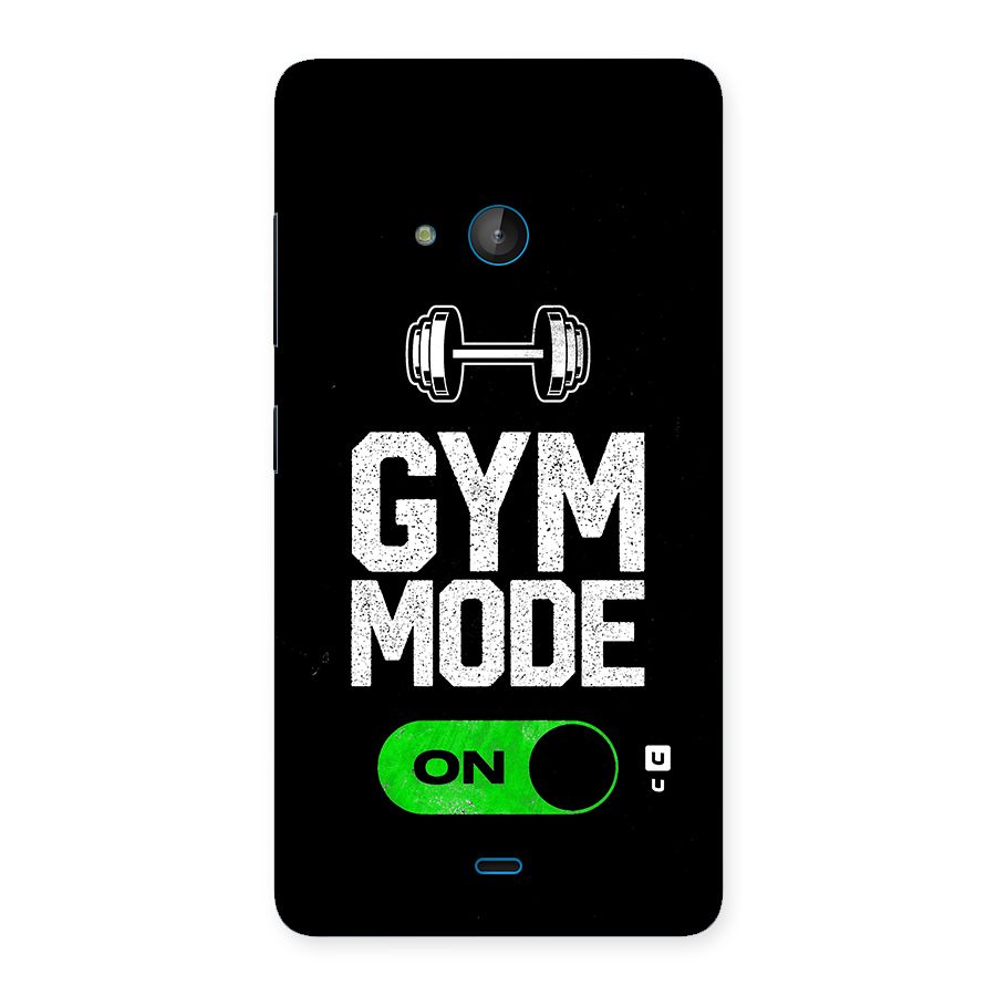 Gym Mode On Back Case for Lumia 540