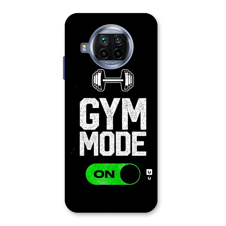Gym Mode On Glass Back Case for Mi 10i