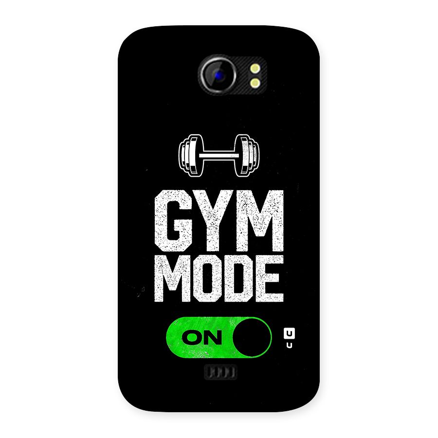 Gym Mode On Back Case for Micromax Canvas 2 A110