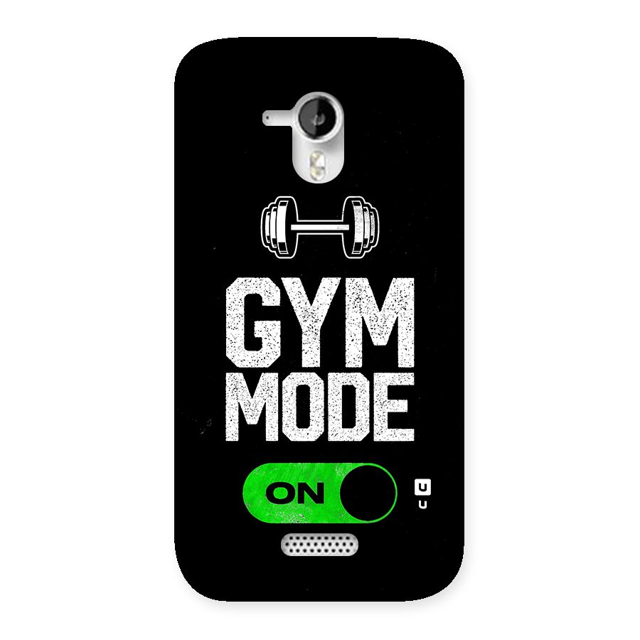Gym Mode On Back Case for Micromax Canvas HD A116