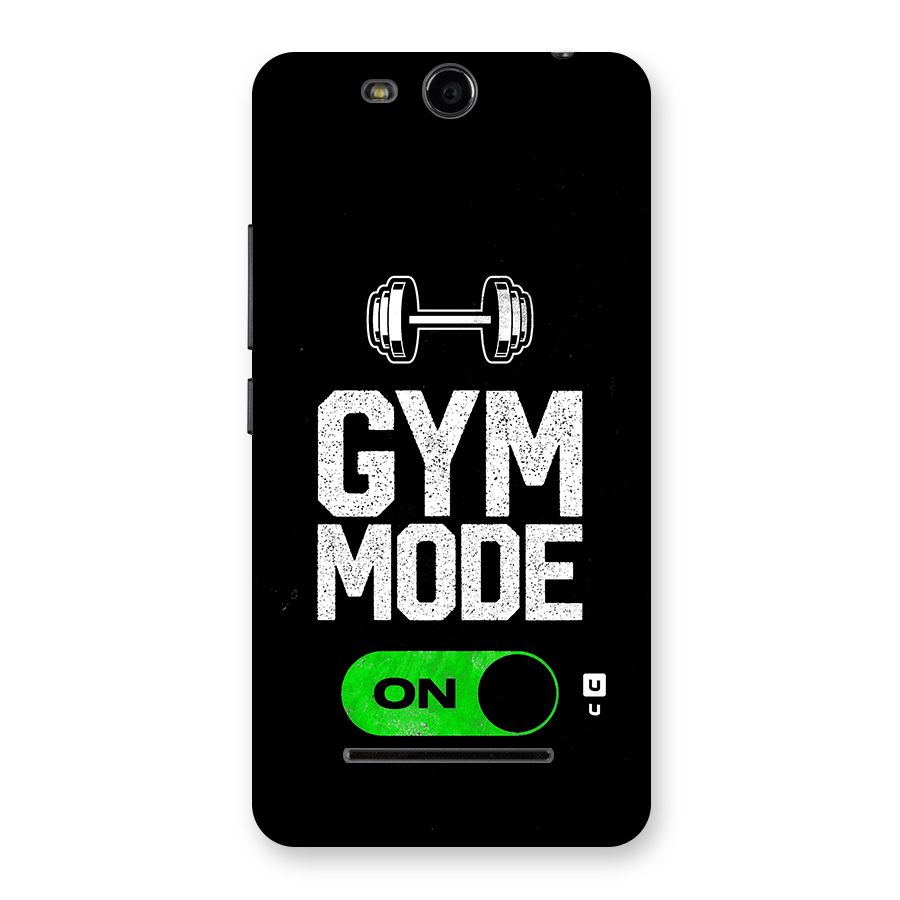 Gym Mode On Back Case for Micromax Canvas Juice 3 Q392