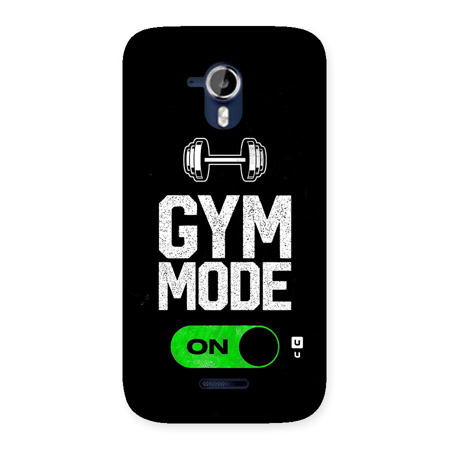 Gym Mode On Back Case for Micromax Canvas Magnus A117