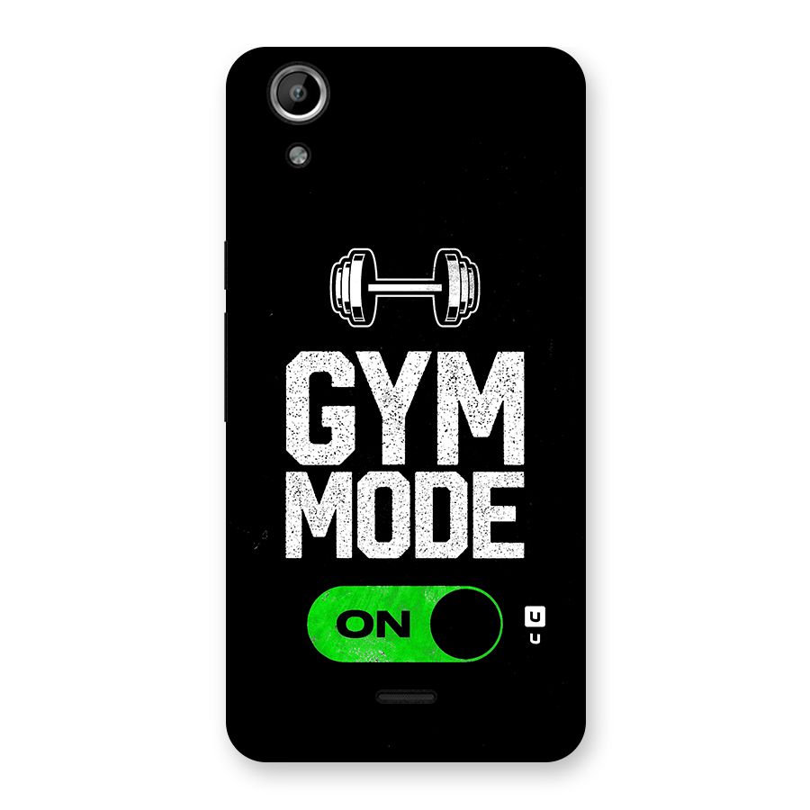 Gym Mode On Back Case for Micromax Canvas Selfie Lens Q345