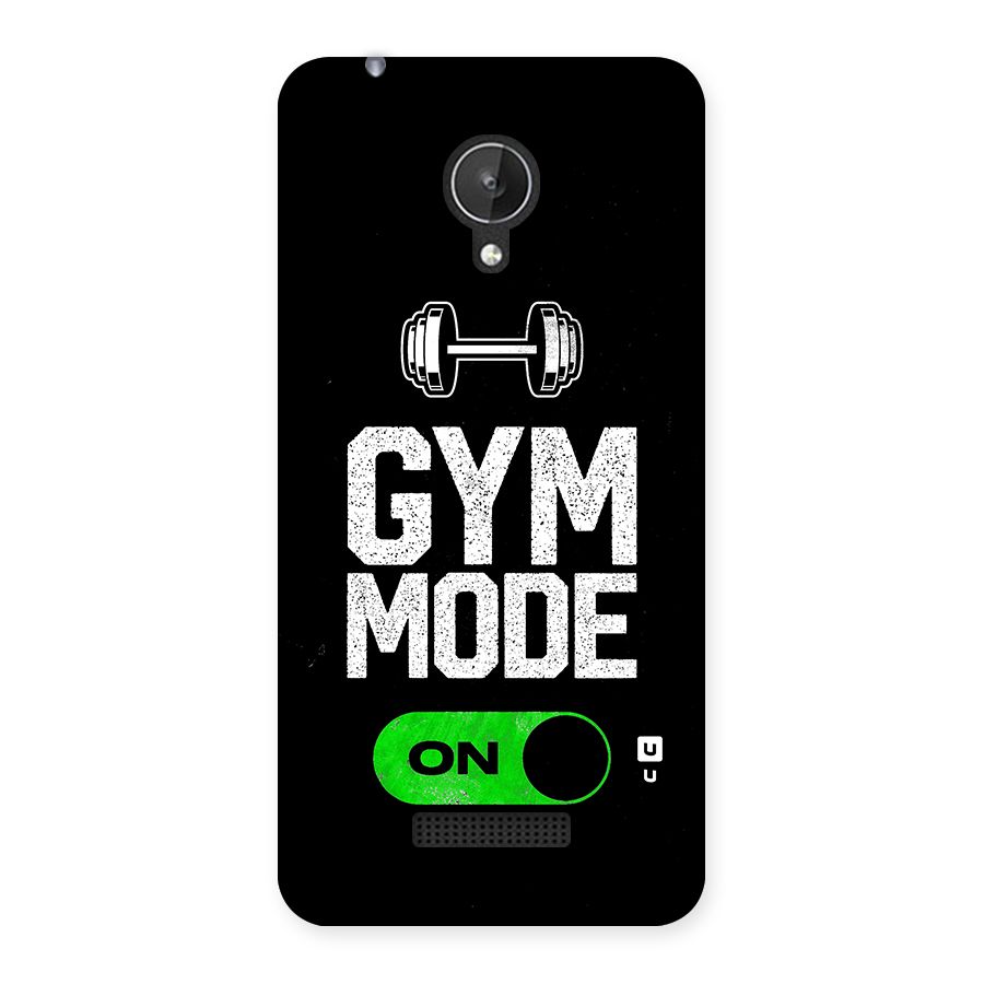 Gym Mode On Back Case for Micromax Canvas Spark Q380