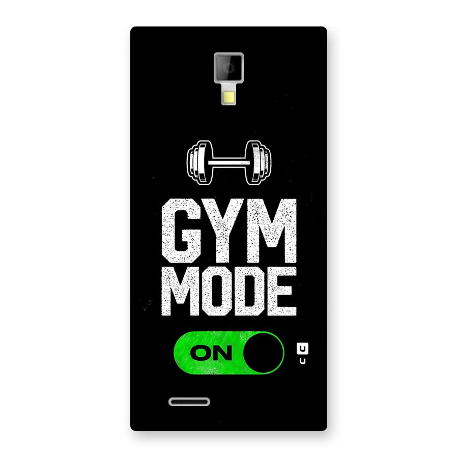 Gym Mode On Back Case for Micromax Canvas Xpress A99