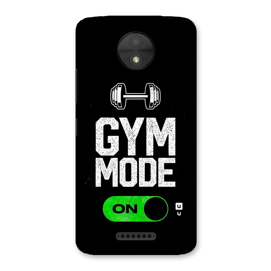 Gym Mode On Back Case for Moto C