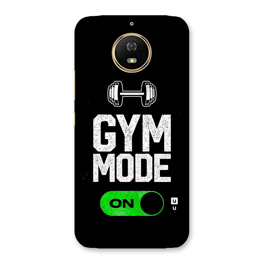 Gym Mode On Back Case for Moto G5s